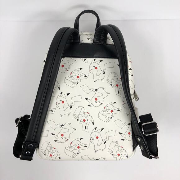 Loungfly Pokemon Pikachu Mini Backpack White 2019 Retired EUC - Picture 9 of 11